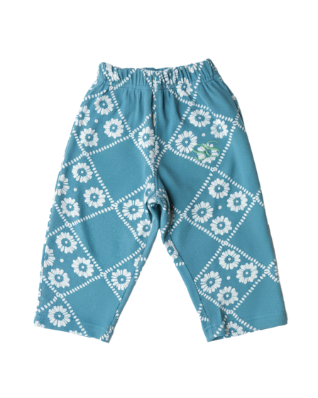 BABY RELAXED PANT - BLUE FLORAL