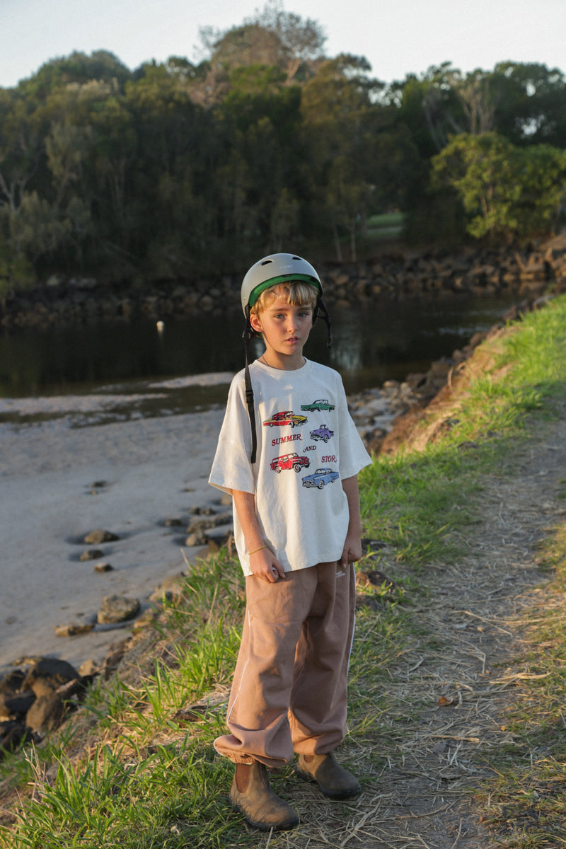 TRACK PANT - CLAY