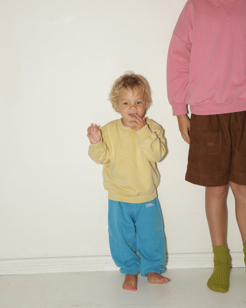LOGO BABY SWEATSHIRT -  VINTAGE YELLOW