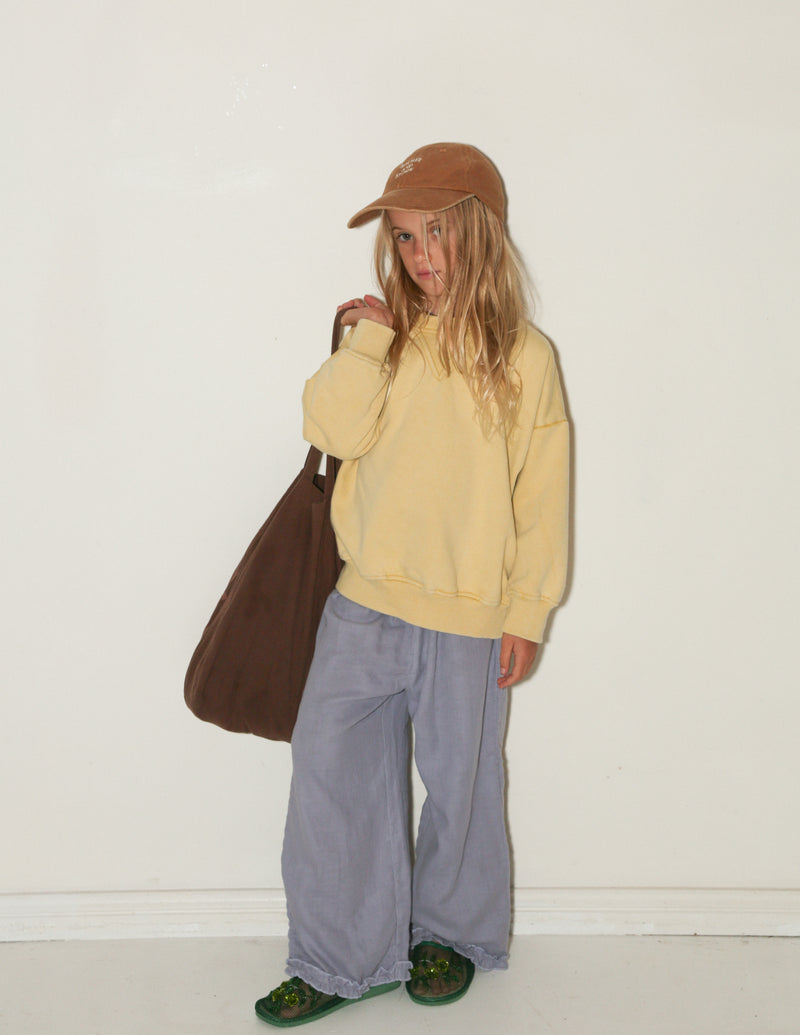 LOGO SWEATSHIRT   - VINTAGE BUTTER
