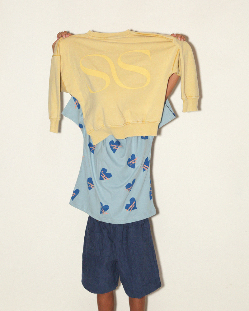 LOGO SWEATSHIRT   - VINTAGE BUTTER