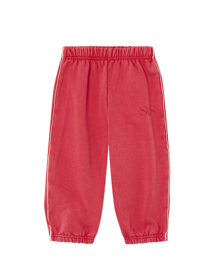 JERSEY TRACK PANT - VINTAGE RED