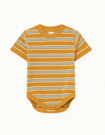 BABY BODY - MUSTARD STRIPE