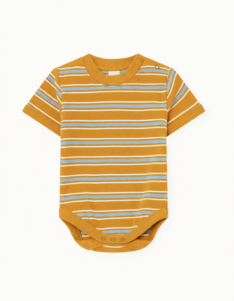BABY BODY - MUSTARD STRIPE